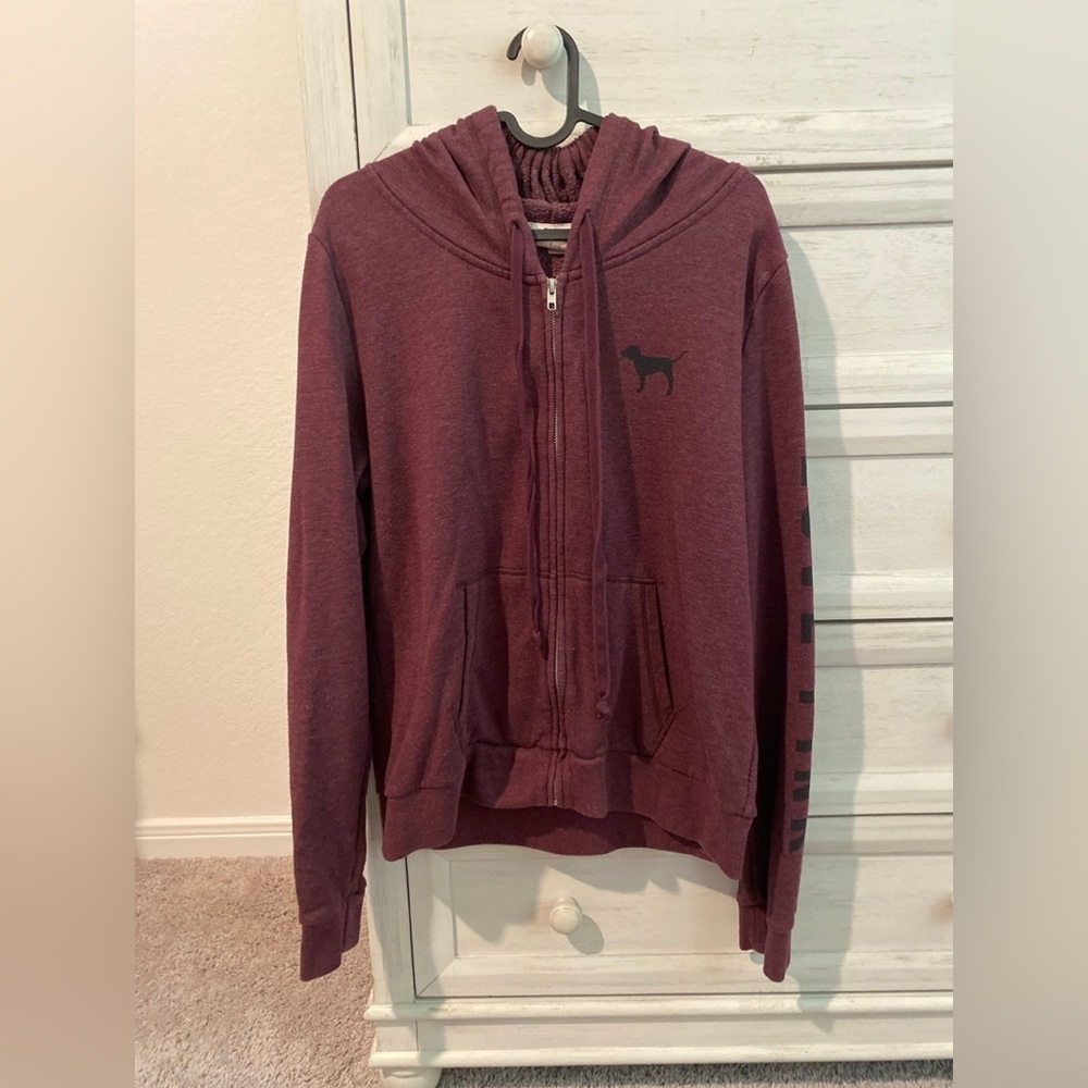 Victoria's Secret PINK full-zip hoodie Size L
